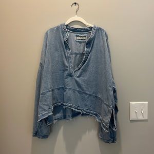 We the Free Soft Denim Top